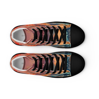 Men’s high top canvas shoes - Samurai - LucyKay store