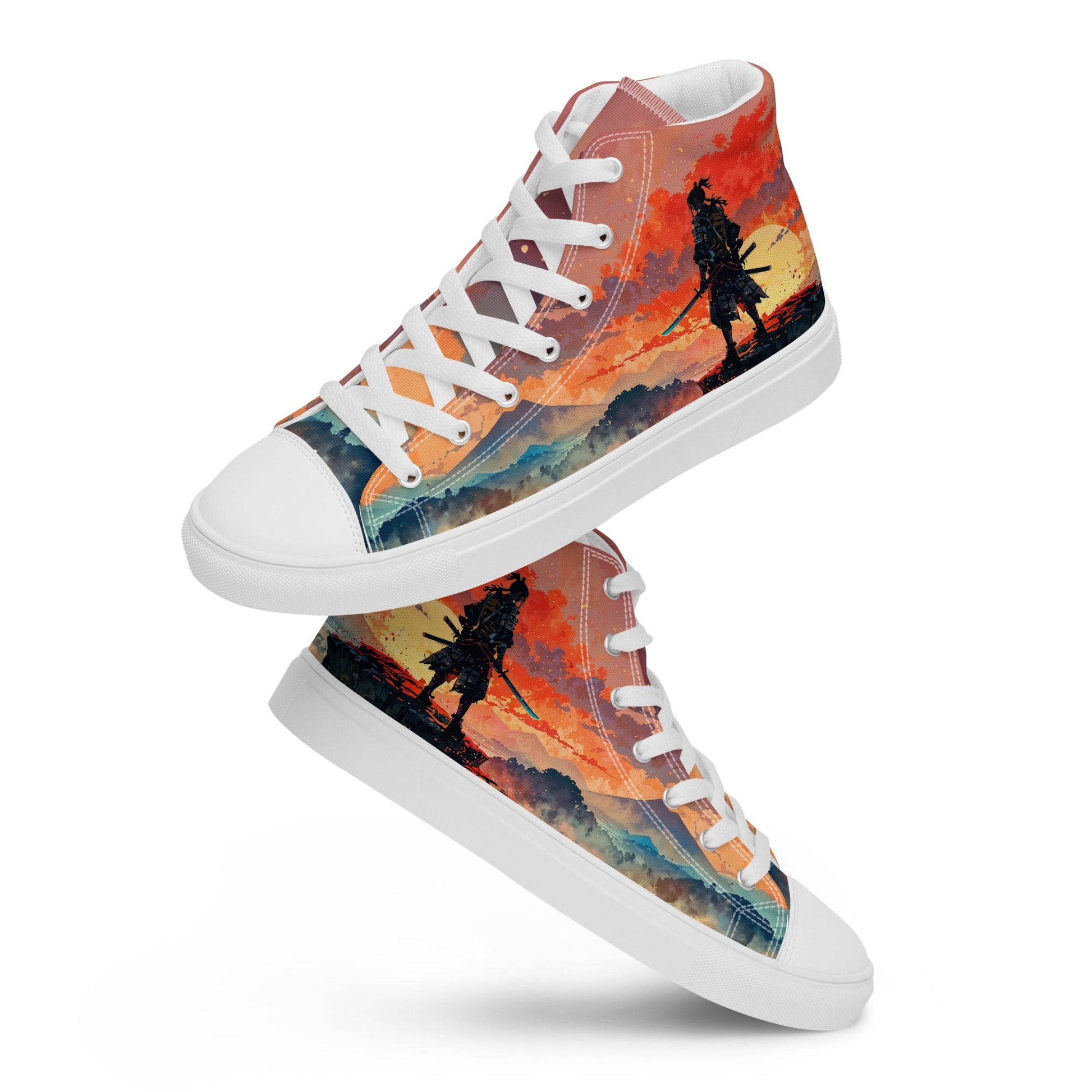 Men’s high top canvas shoes - Samurai - LucyKay store