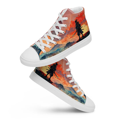 Men’s high top canvas shoes - Samurai - LucyKay store
