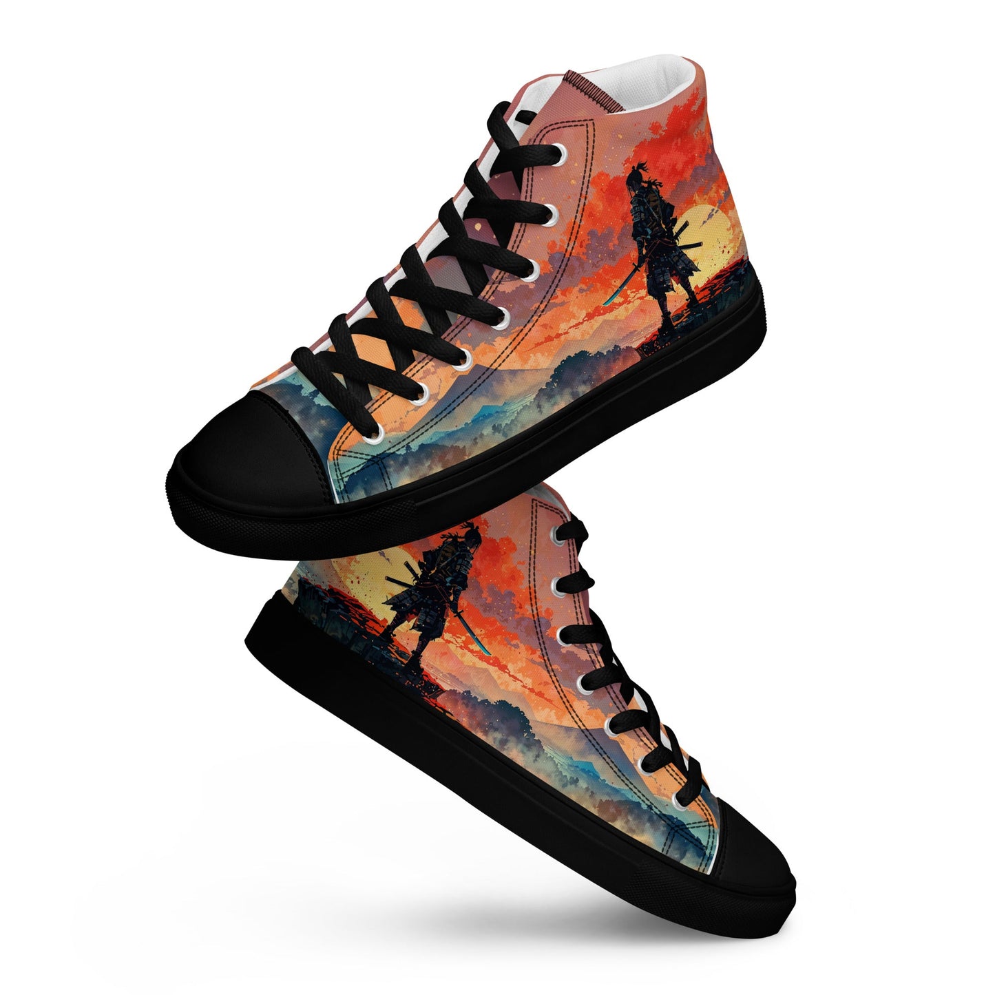 Men’s high top canvas shoes - Samurai - LucyKay store