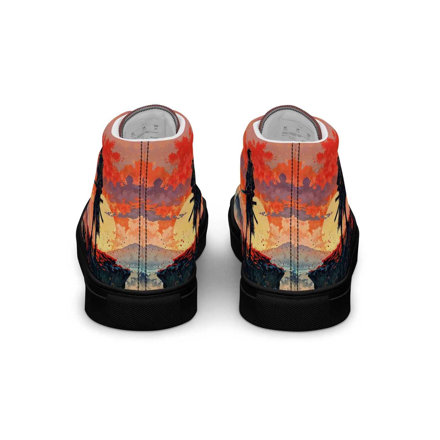 Men’s high top canvas shoes - Samurai - LucyKay store