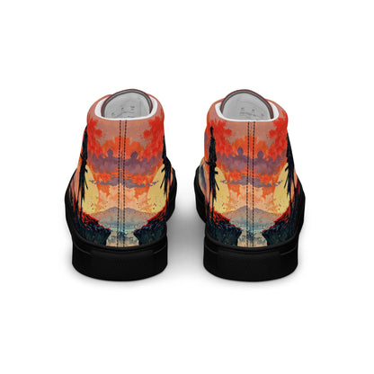 Men’s high top canvas shoes - Samurai - LucyKay store