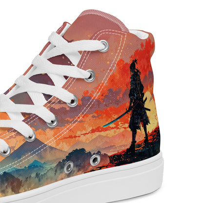 Men’s high top canvas shoes - Samurai - LucyKay store