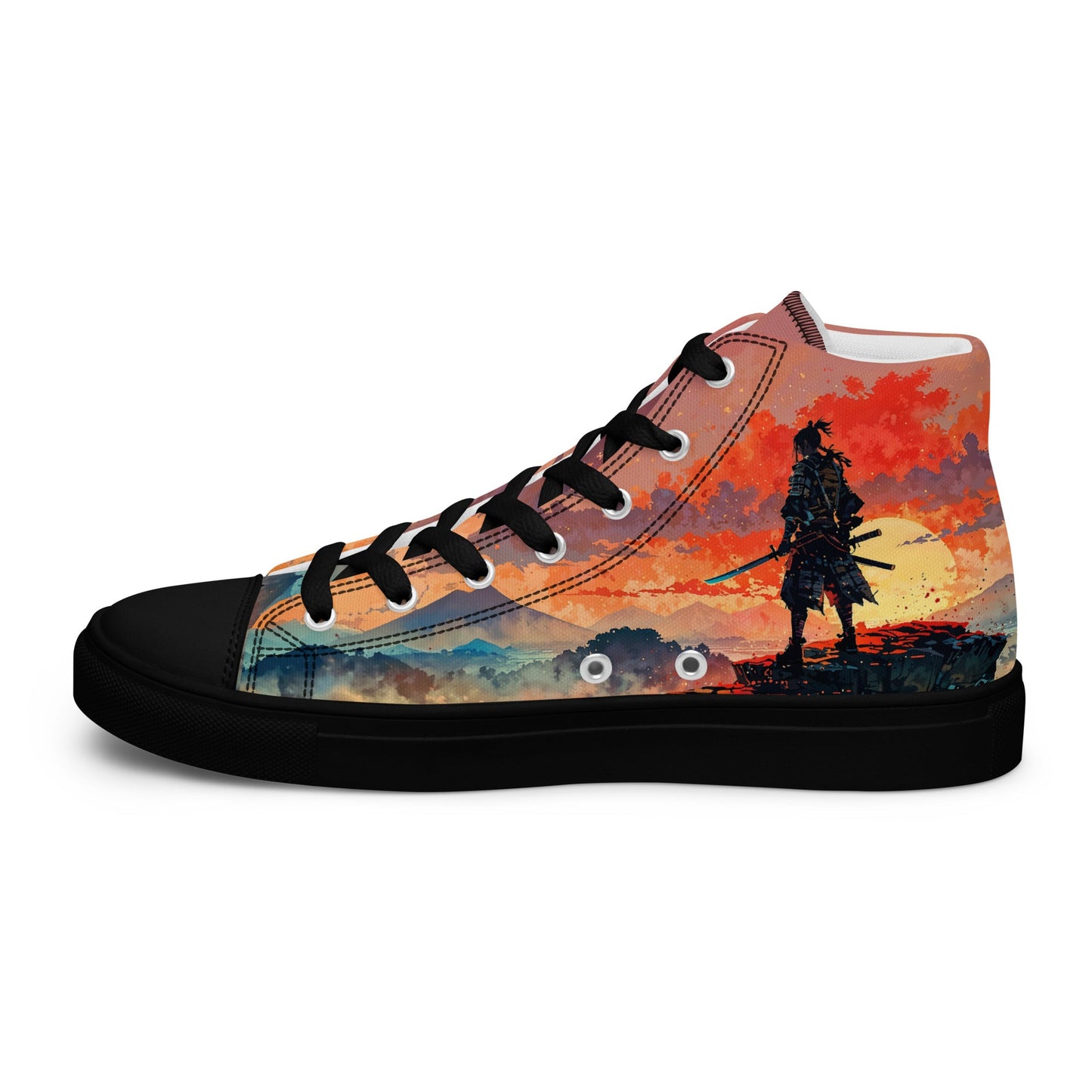 Men’s high top canvas shoes - Samurai - LucyKay store