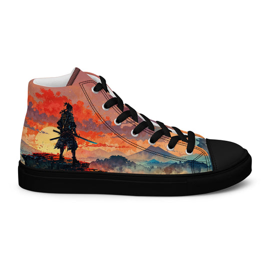 Men’s high top canvas shoes - Samurai - LucyKay store