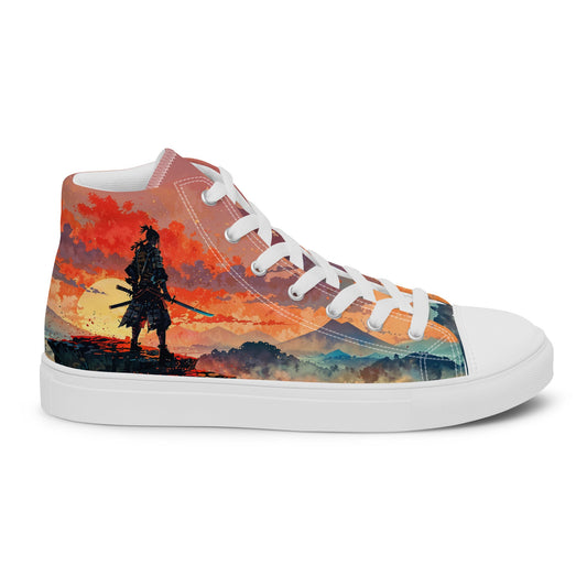 Men’s high top canvas shoes - Samurai - LucyKay store