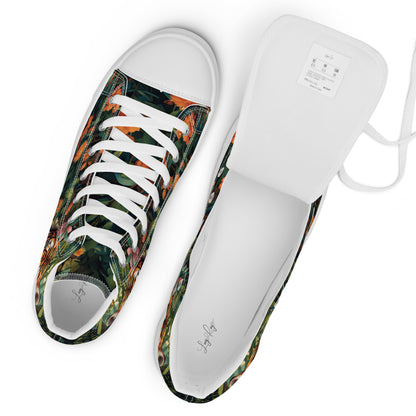 Tiger & Jungle High - Top Canvas Shoes - LucyKay store