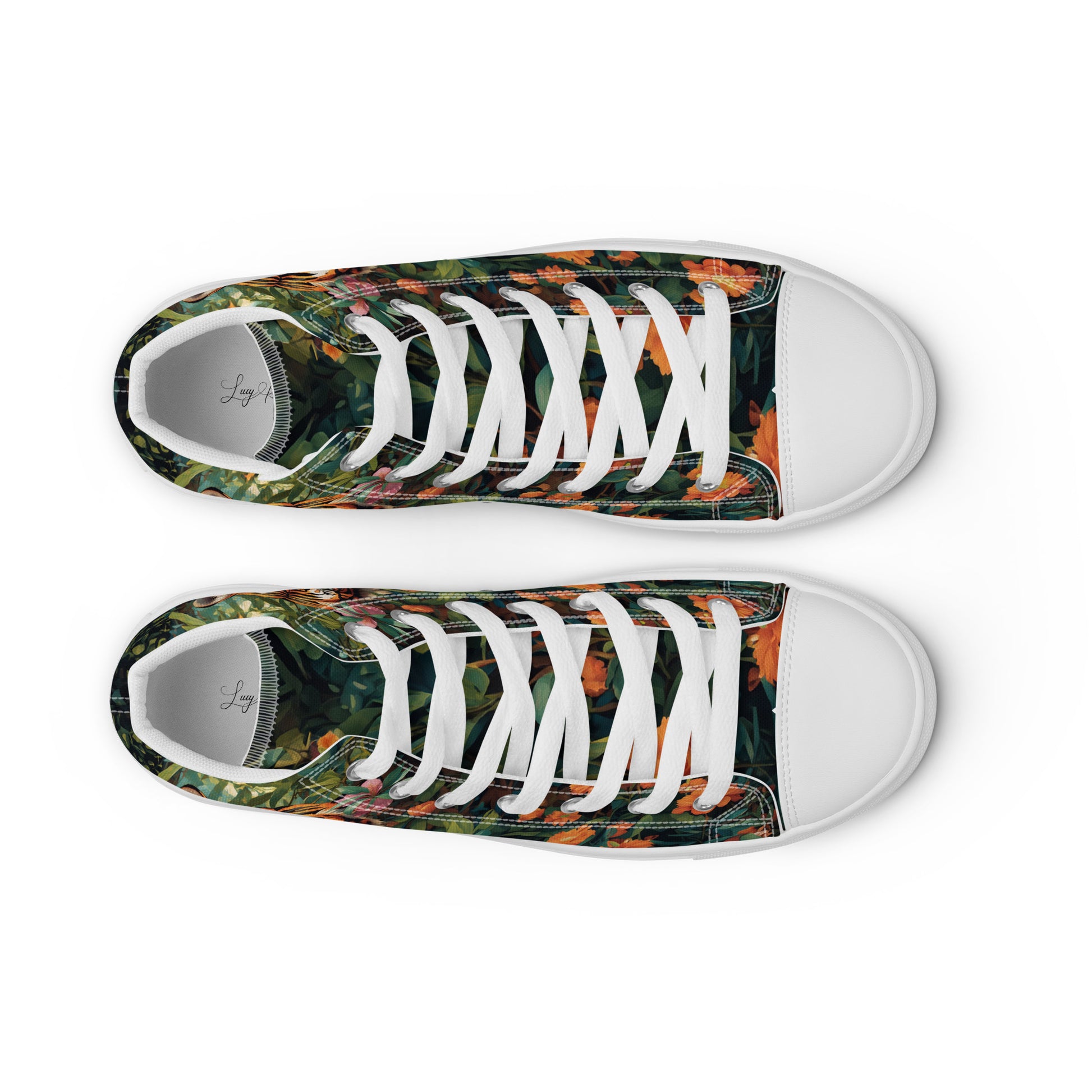 Tiger & Jungle High - Top Canvas Shoes - LucyKay store