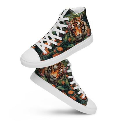 Tiger & Jungle High - Top Canvas Shoes - LucyKay store