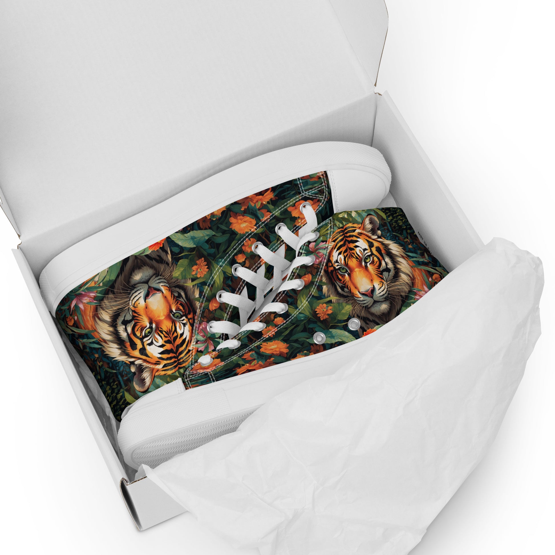 Tiger & Jungle High - Top Canvas Shoes - LucyKay store