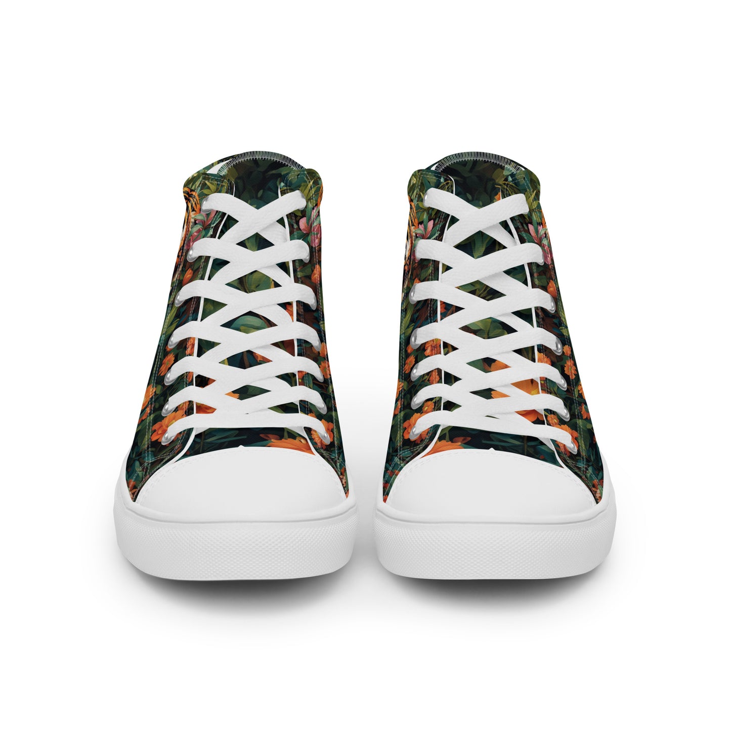 Tiger & Jungle High - Top Canvas Shoes - LucyKay store