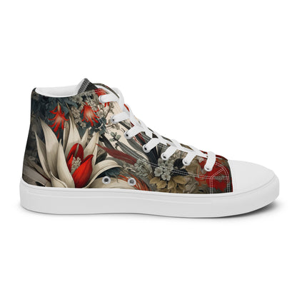 Men's High Top Canvas Shoes – Unique Style, Unmatched Comfort - LucyKay store