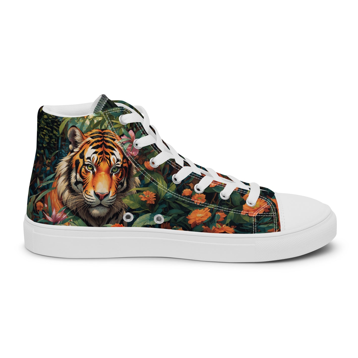 Tiger & Jungle High - Top Canvas Shoes - LucyKay store