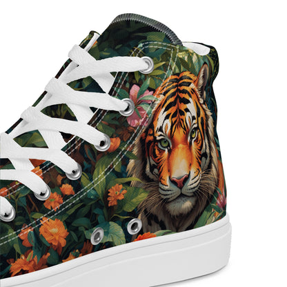 Tiger & Jungle High - Top Canvas Shoes - LucyKay store