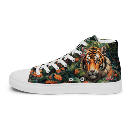 Tiger & Jungle High - Top Canvas Shoes - LucyKay store