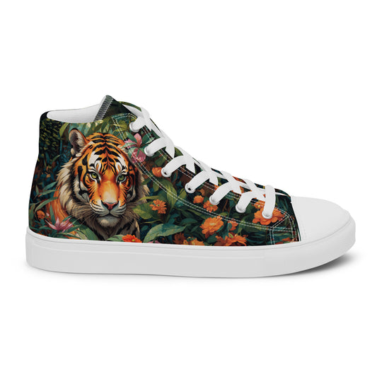 Tiger & Jungle High - Top Canvas Shoes - LucyKay store