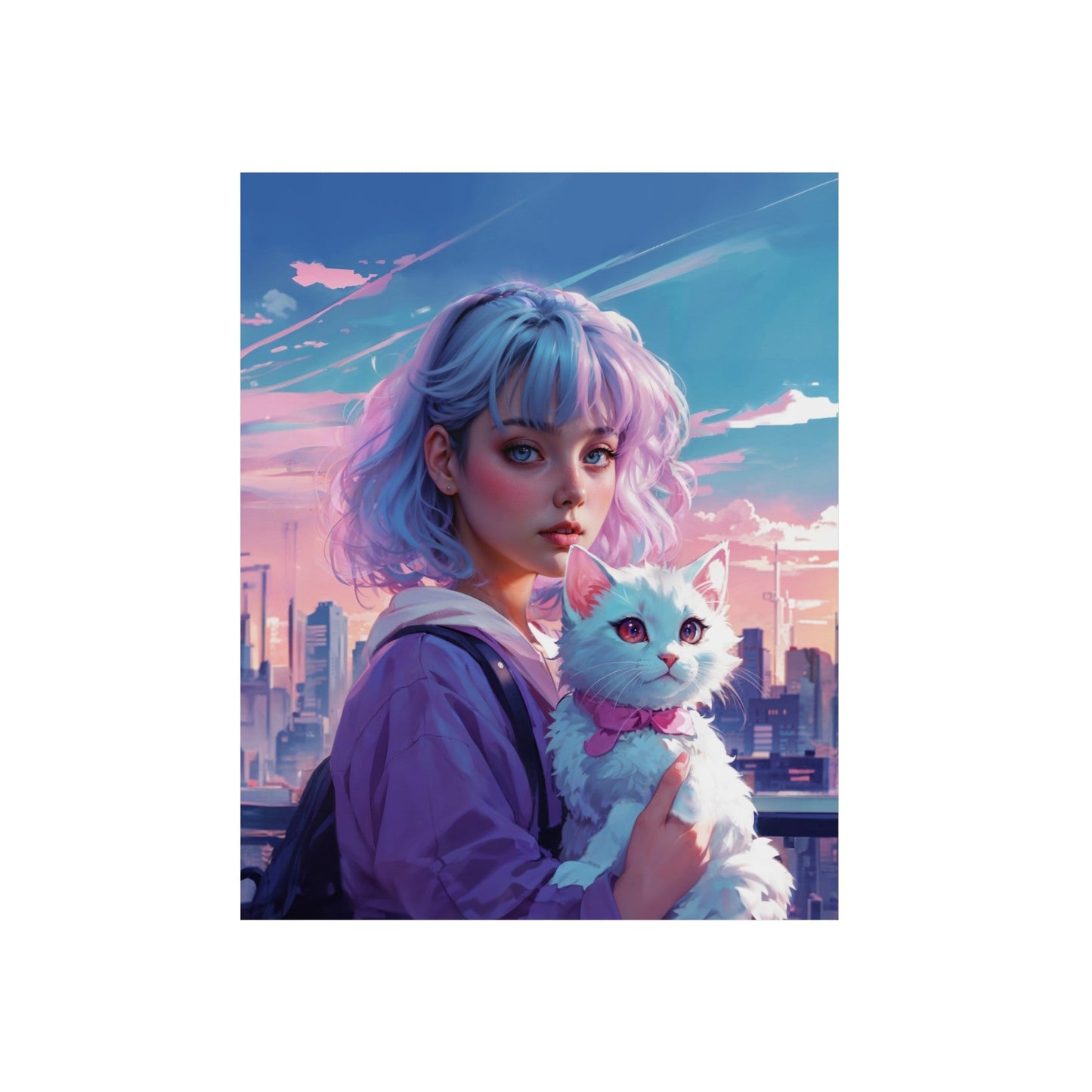 Metal Poster - Modern Metal Wall Art - Anime - LucyKay store