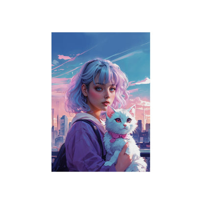 Metal Poster - Modern Metal Wall Art - Anime - LucyKay store