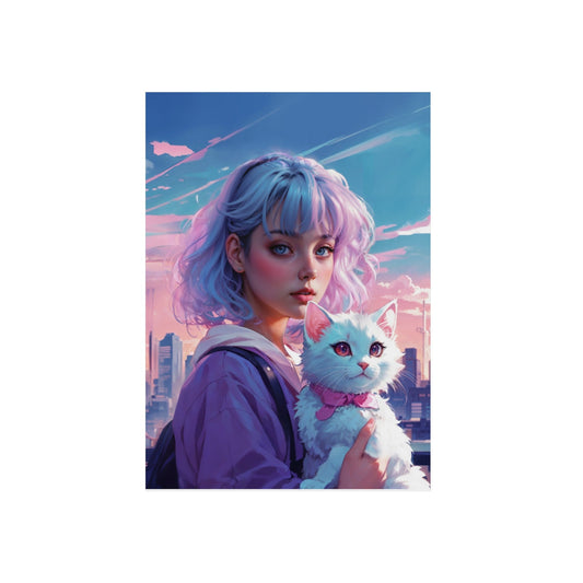 Metal Poster - Modern Metal Wall Art - Anime - LucyKay store