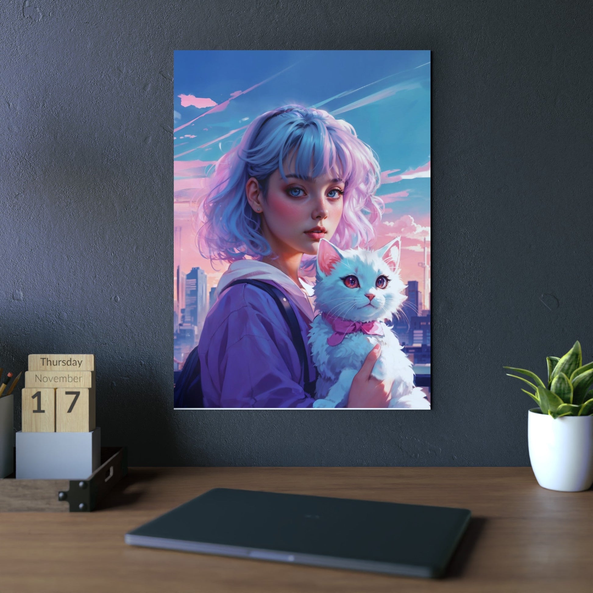 Metal Poster - Modern Metal Wall Art - Anime - LucyKay store