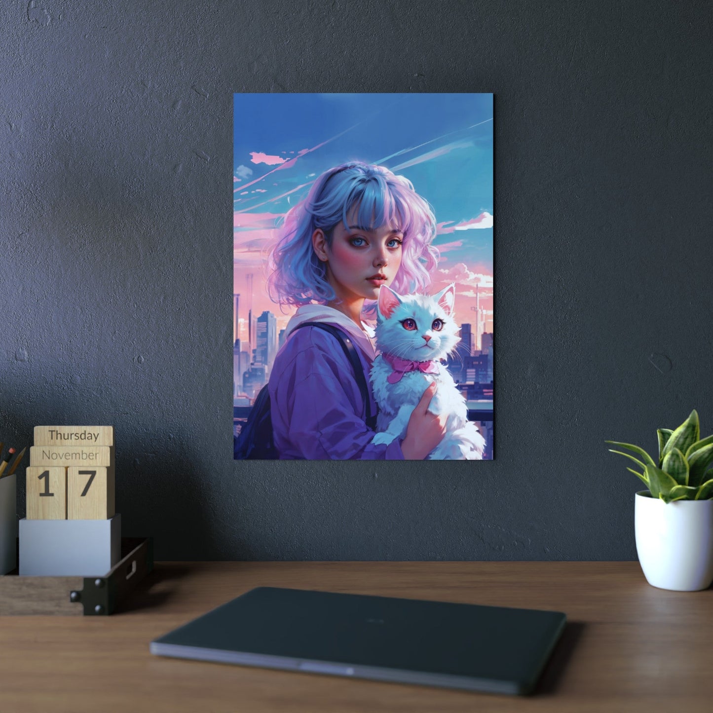 Metal Poster - Modern Metal Wall Art - Anime - LucyKay store