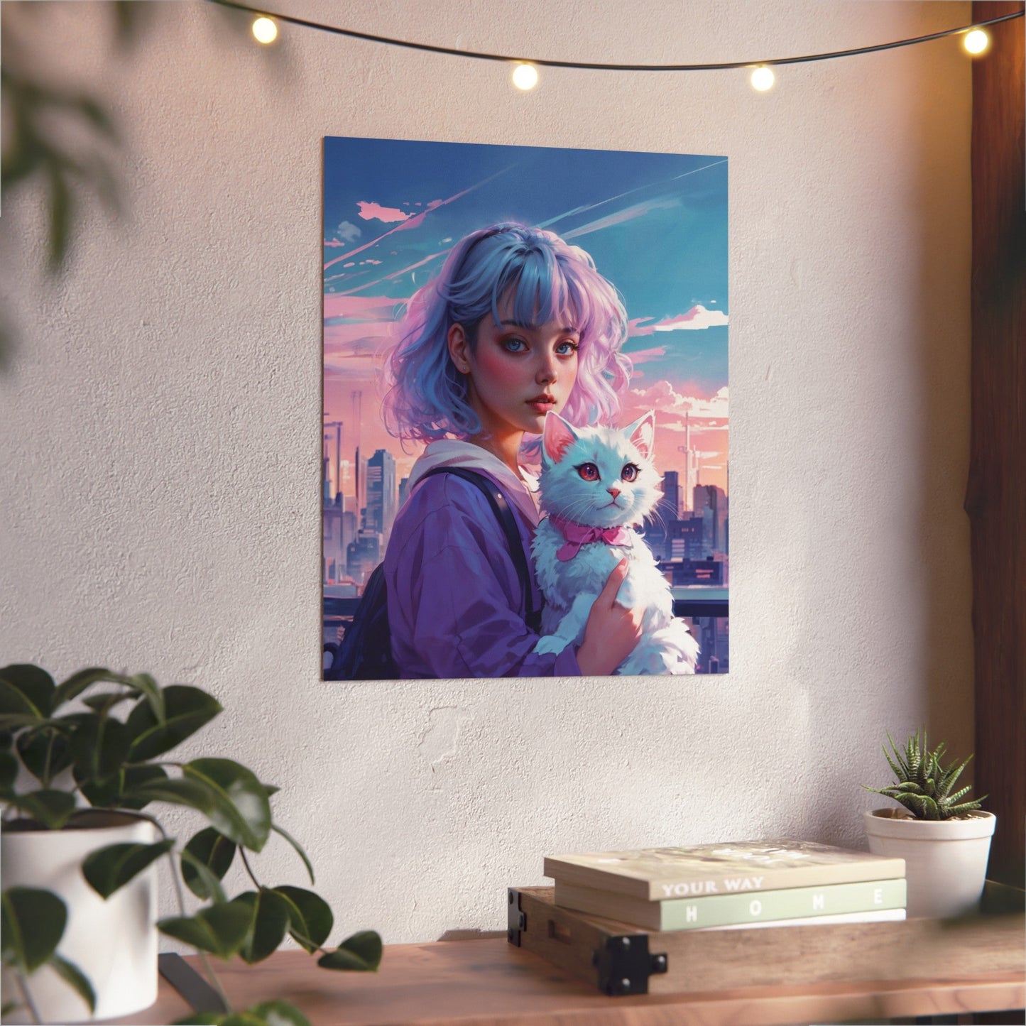Metal Poster - Modern Metal Wall Art - Anime - LucyKay store