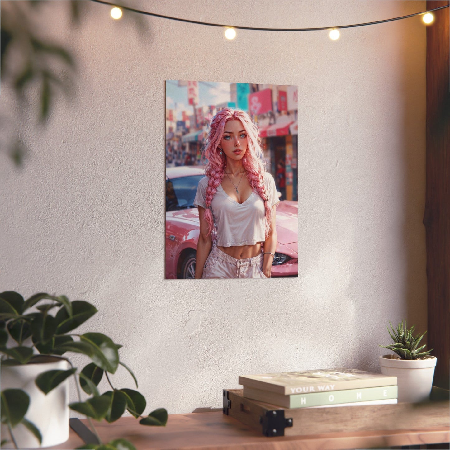 Metal Print - Bubblegum Drive - LucyKay store