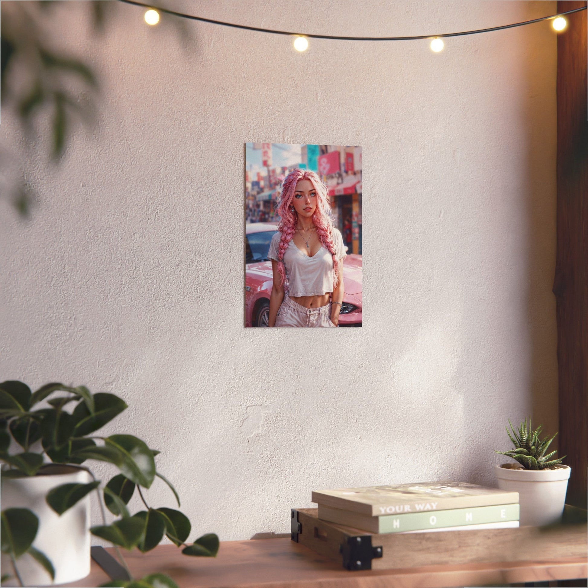 Metal Print - Bubblegum Drive - LucyKay store