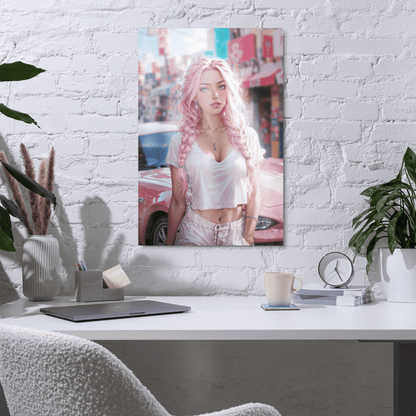 Metal Print - Bubblegum Drive - LucyKay store