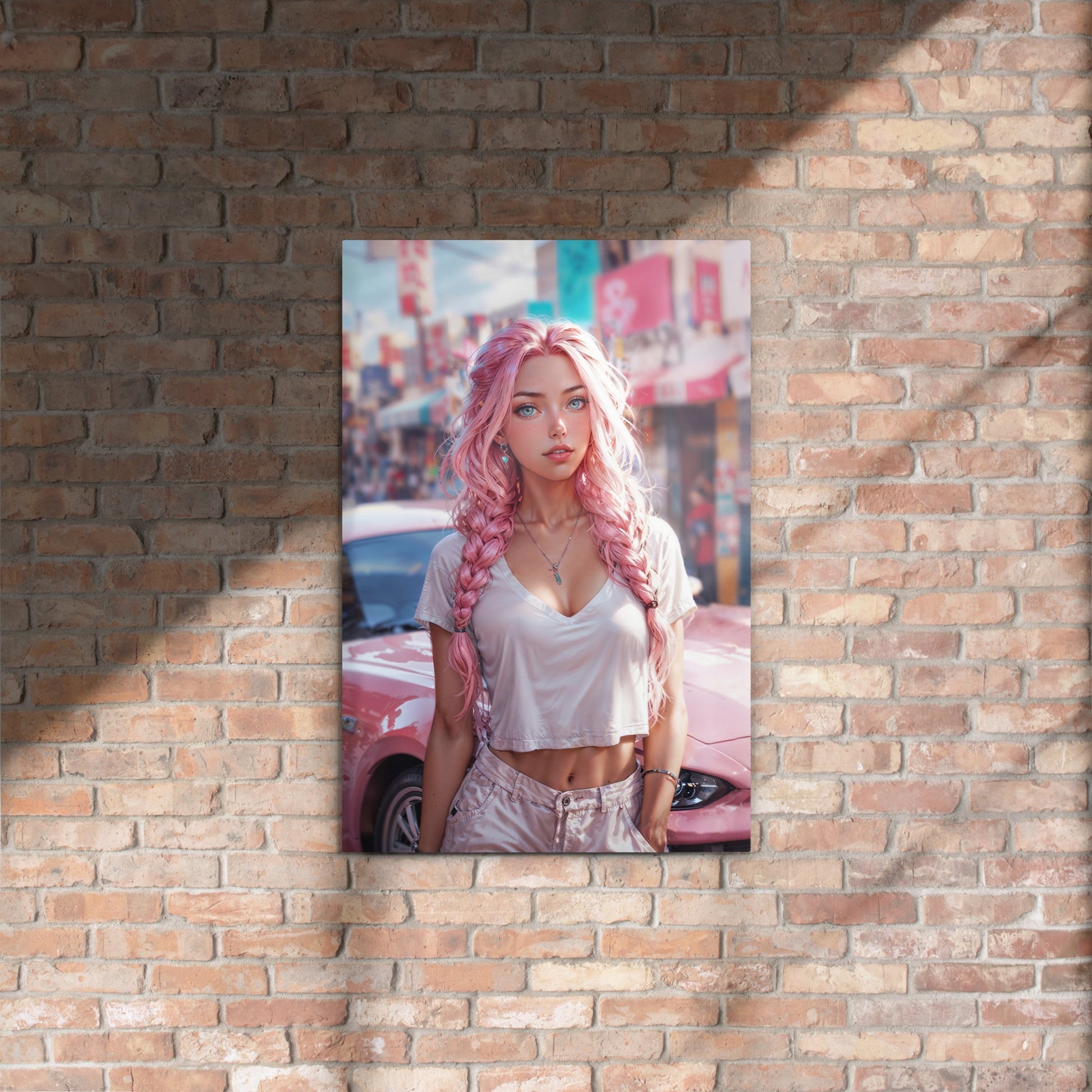 Metal Print - Bubblegum Drive - LucyKay store