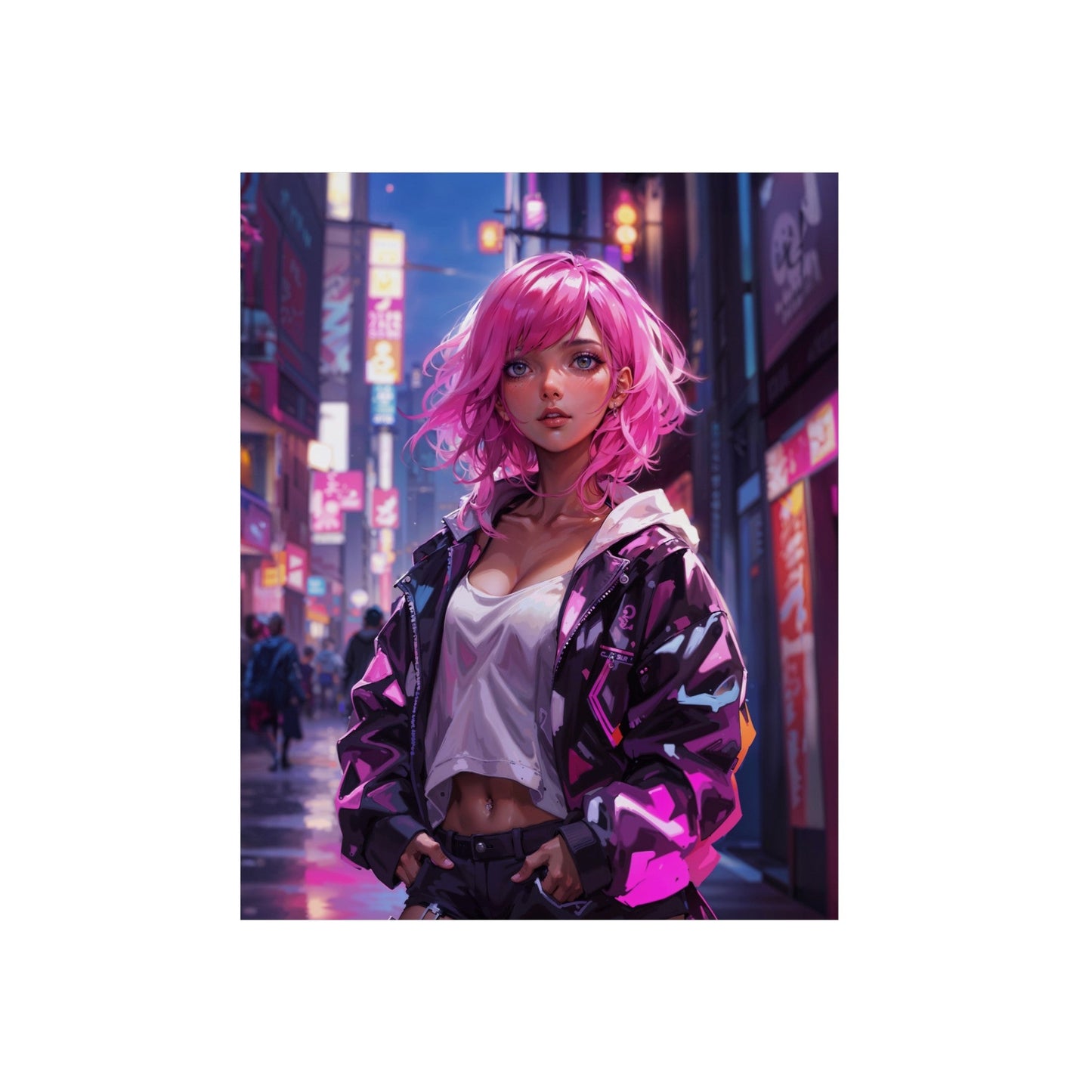 Metal Print - Magenta Muse - LucyKay store