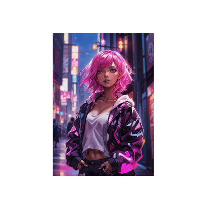 Metal Print - Magenta Muse - LucyKay store