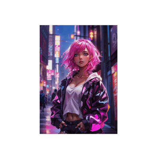 Metal Print - Magenta Muse - LucyKay store