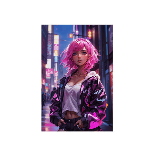 Metal Print - Magenta Muse - LucyKay store