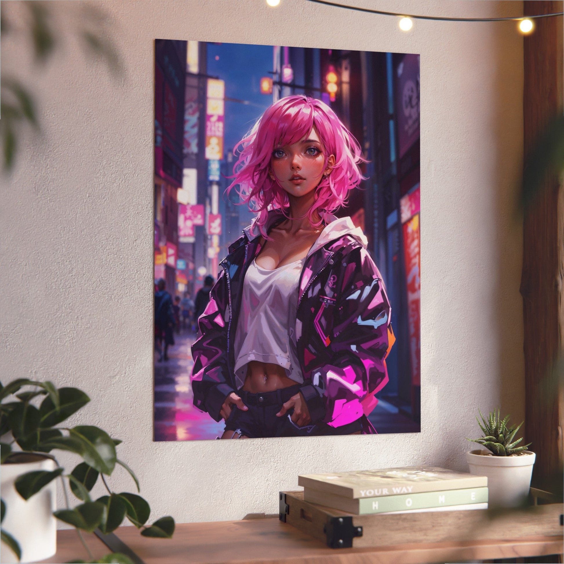Metal Print - Magenta Muse - LucyKay store