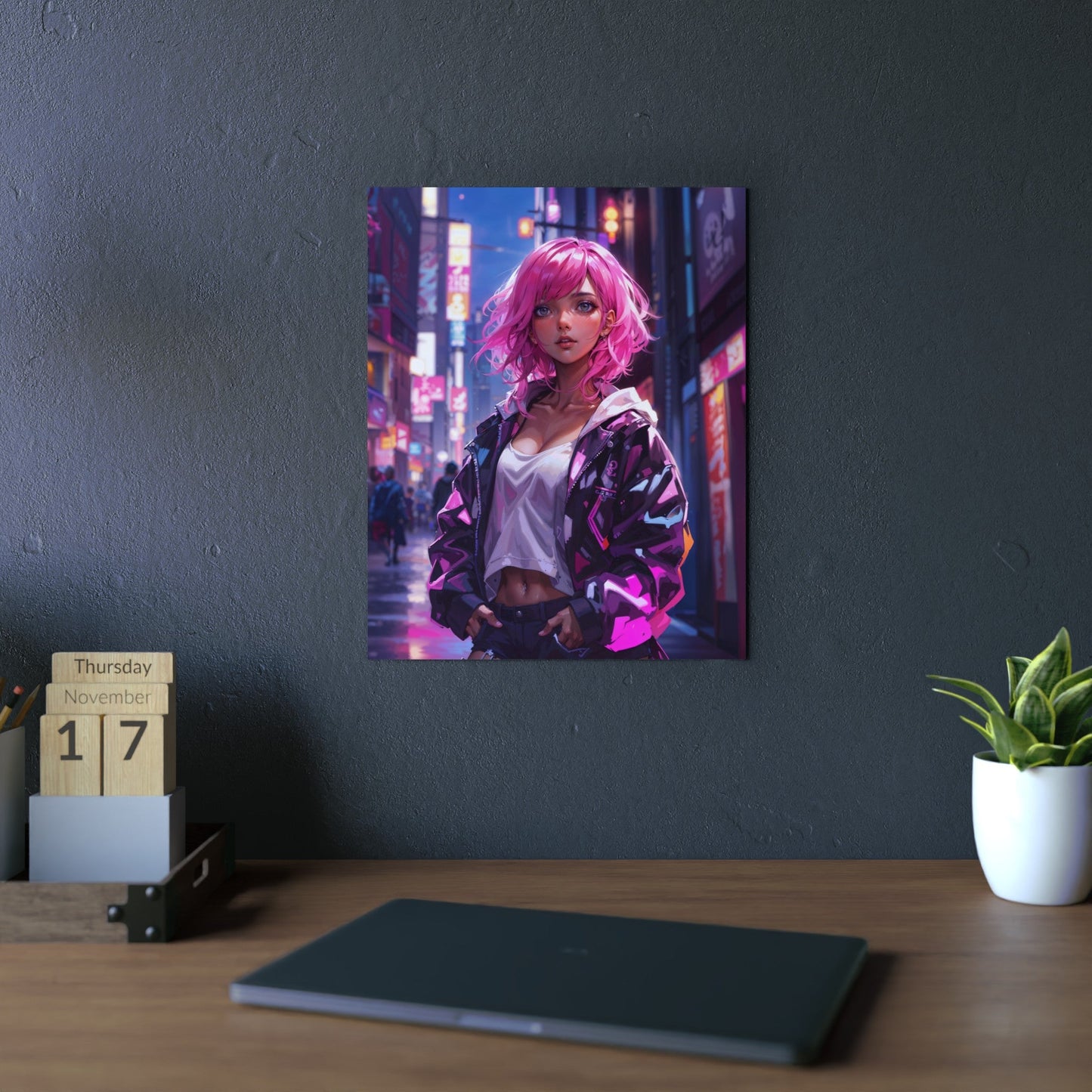 Metal Print - Magenta Muse - LucyKay store