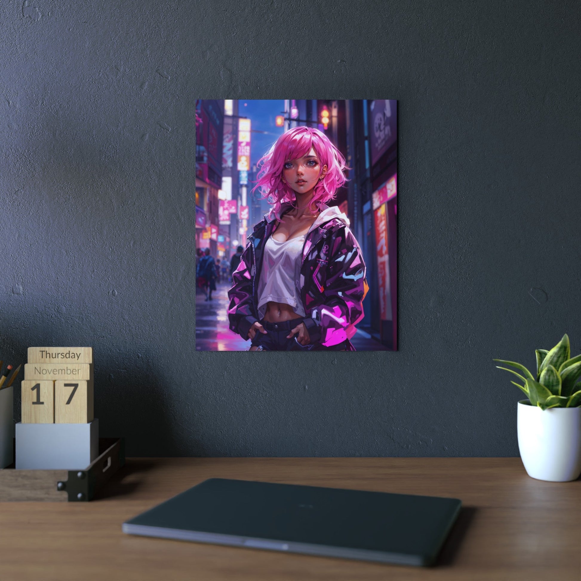Metal Print - Magenta Muse - LucyKay store