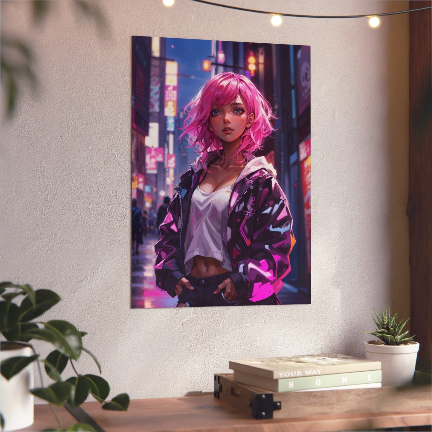 Metal Print - Magenta Muse - LucyKay store