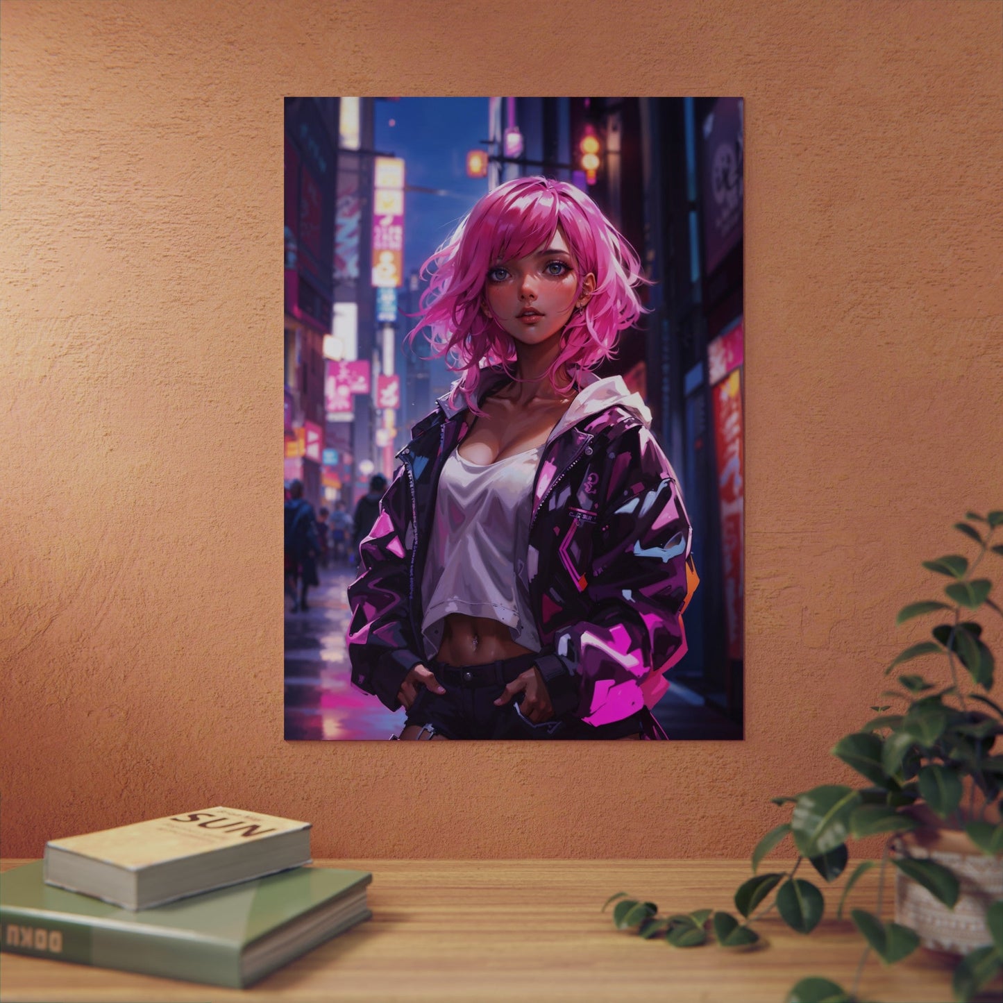 Metal Print - Magenta Muse - LucyKay store