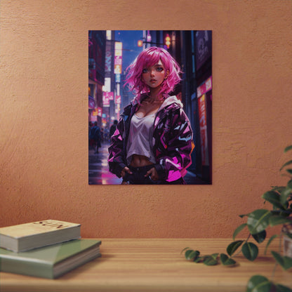 Metal Print - Magenta Muse - LucyKay store
