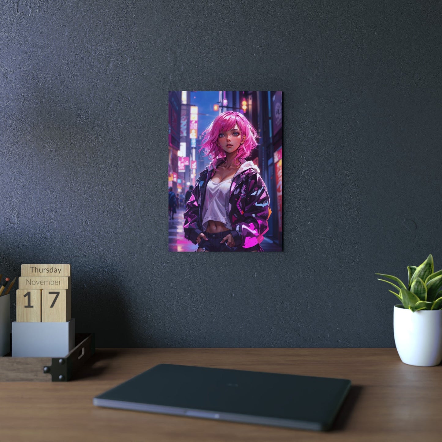 Metal Print - Magenta Muse - LucyKay store