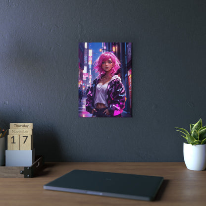 Metal Print - Magenta Muse - LucyKay store