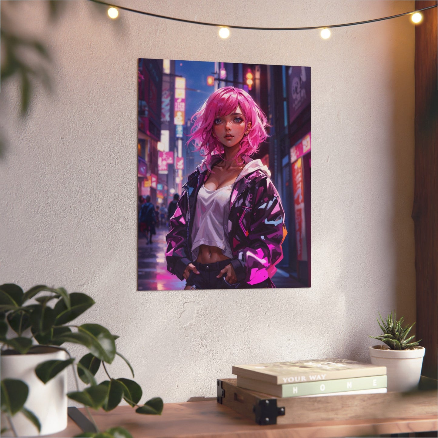 Metal Print - Magenta Muse - LucyKay store