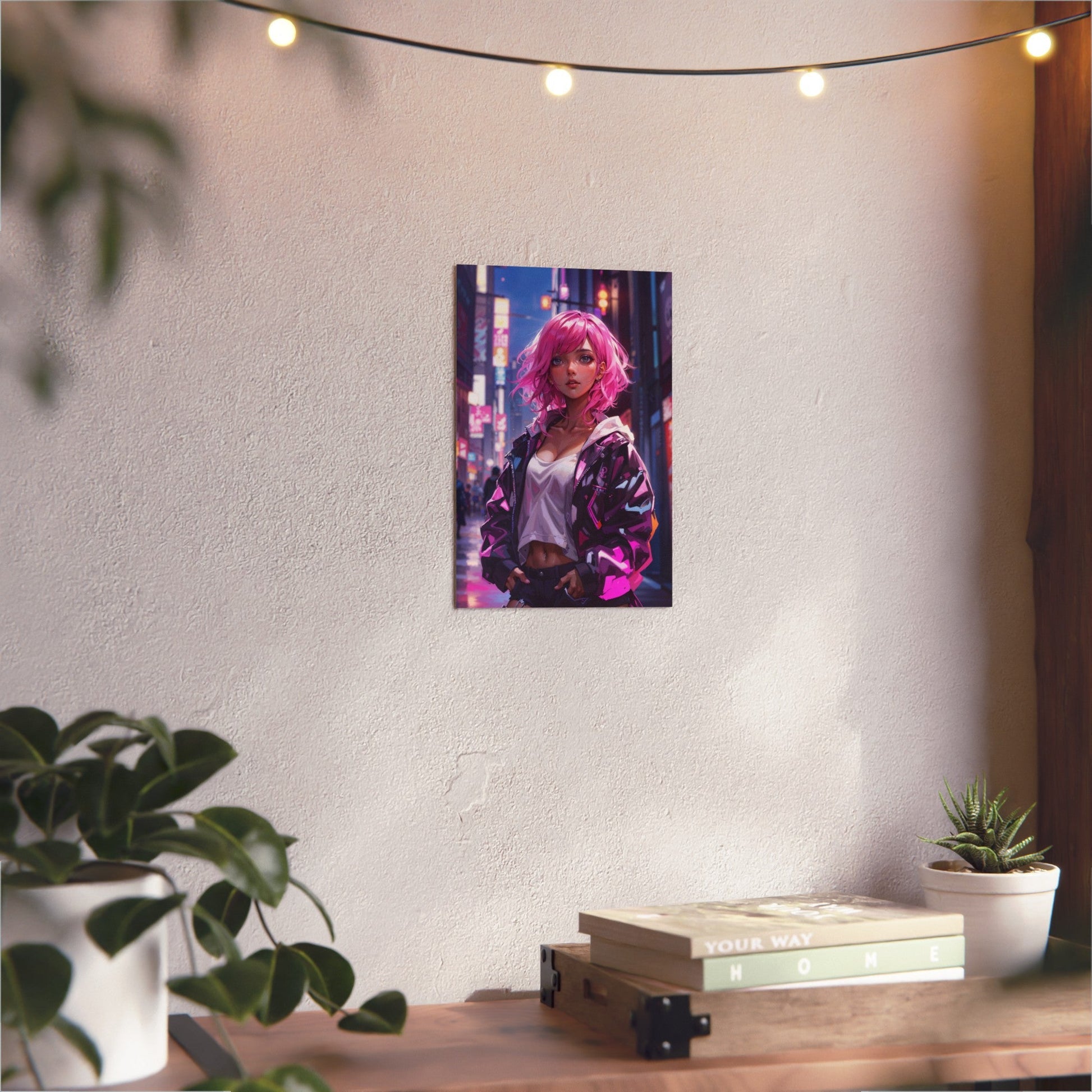 Metal Print - Magenta Muse - LucyKay store