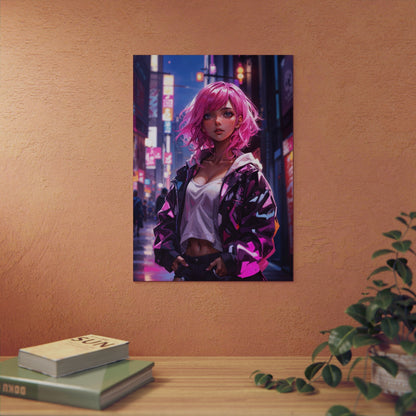 Metal Print - Magenta Muse - LucyKay store