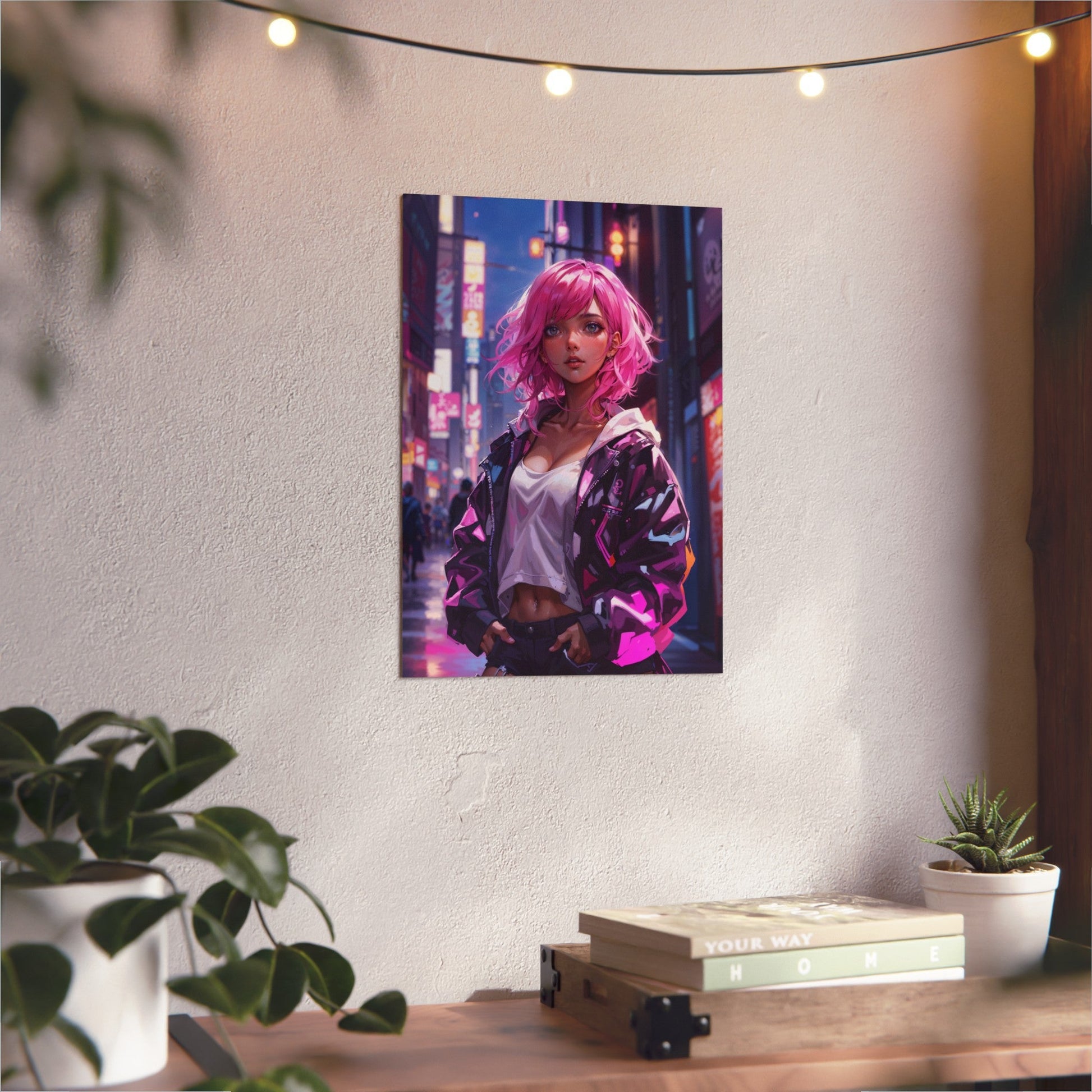 Metal Print - Magenta Muse - LucyKay store