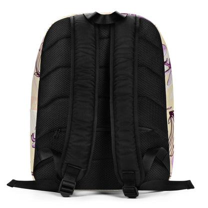 Minimalist Backpack - Orchid Flower - LucyKay store