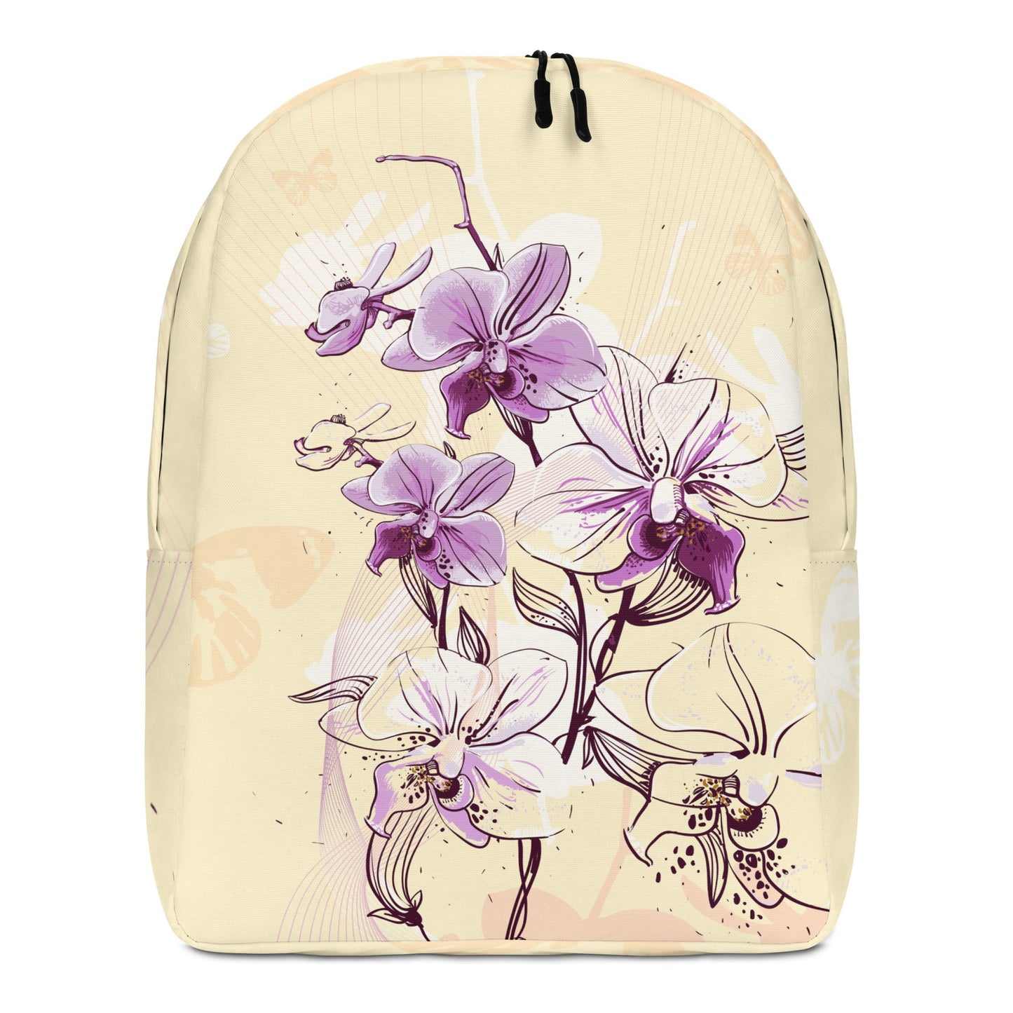 Minimalist Backpack - Orchid Flower - LucyKay store