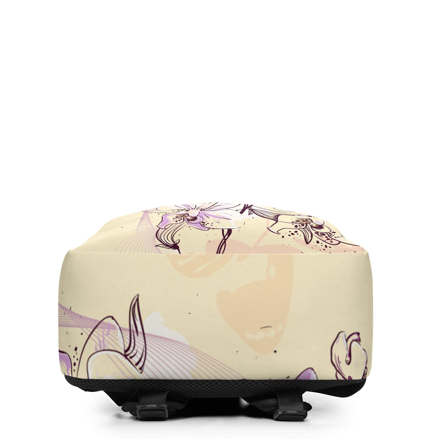 Minimalist Backpack - Orchid Flower - LucyKay store