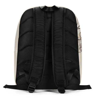 Minimalist Backpack - Vintage Floral Design - LucyKay store